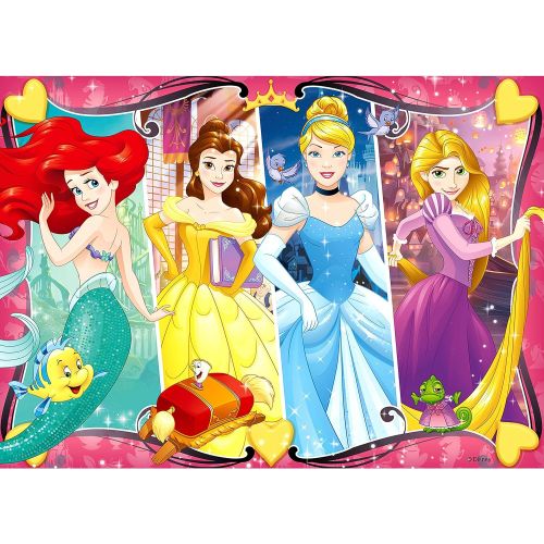  [아마존베스트]Ravensburger - Disney Princess Heartsong 60 Piece Glitter Jigsaw Puzzle for Kids  Every Piece is Unique, Pieces Fit Together Perfectly