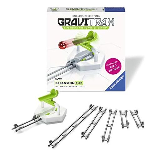  [아마존베스트]Ravensburger Gravitrax Flip Accessory - Marble Run & STEM Toy for Boys & Girls Age 8 & Up - Accessory for 2019 Toy of The Year Finalist Gravitrax