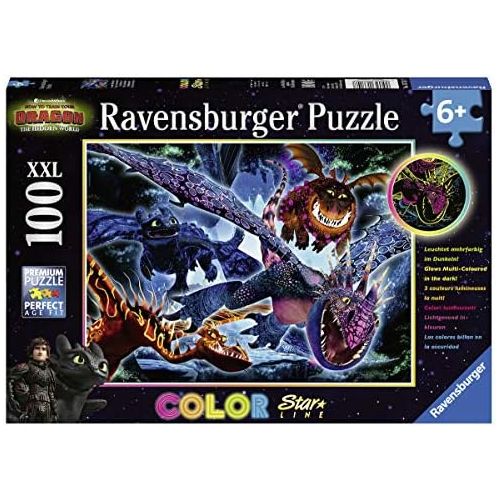  [아마존 핫딜]  [아마존핫딜]Ravensburger 13710 13710-Leuchtende Dragons-Kinderpuzzle