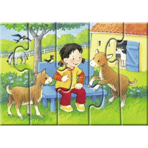  [아마존 핫딜]  [아마존핫딜]Ravensburger 04535Mein allererstes Puzzle: Streichelzoo Ministeps Spiel