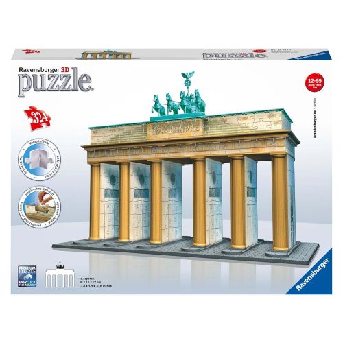  [아마존 핫딜]  [아마존핫딜]Ravensburger 12551 - Brandenburger Tor-Berlin 3D Puzzle Bauwerke, 324 Teile