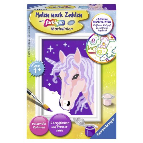  [아마존 핫딜]  [아마존핫딜]Ravensburger Malen nach Zahlen 29544 - Kleines Einhorn