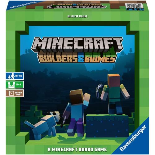  Ravensburger Minecraft: Builders & Biomes Strategy Board Game Ages 10 & Up - Amazon Exclusive