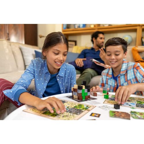  Ravensburger Minecraft: Builders & Biomes Strategy Board Game Ages 10 & Up - Amazon Exclusive