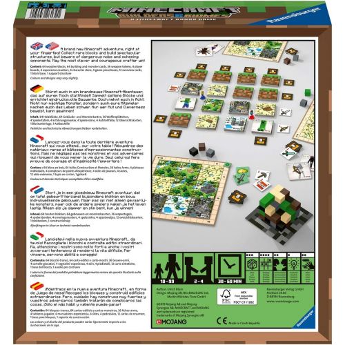  Ravensburger Minecraft: Builders & Biomes Strategy Board Game Ages 10 & Up - Amazon Exclusive