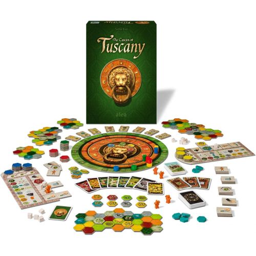  Ravensburger The Castles of Tuscany Strategy Game for Ages 12 & Up - A Fast, Strategic Game of Region Building During The Italian Renaissance