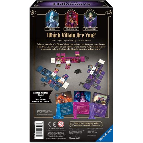  Ravensburger Disney Villainous: Despicable Plots Strategy Board Game & Disney Villainous: Wicked To The Core Strategy Board Game, Stand-Alone & Expansion To The 2019 Toty Game of T