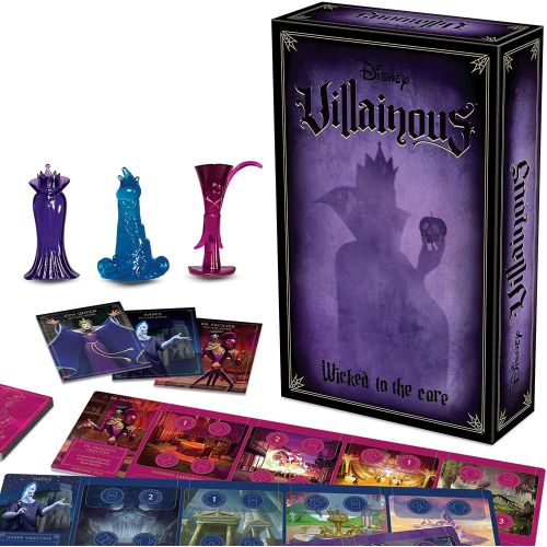  Ravensburger Disney Villainous: Despicable Plots Strategy Board Game & Disney Villainous: Wicked To The Core Strategy Board Game, Stand-Alone & Expansion To The 2019 Toty Game of T