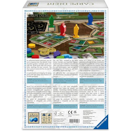  Ravensburger Carpe Diem Strategy Board Game for Age 10 & Up - Alea 2021 Edition (26926)
