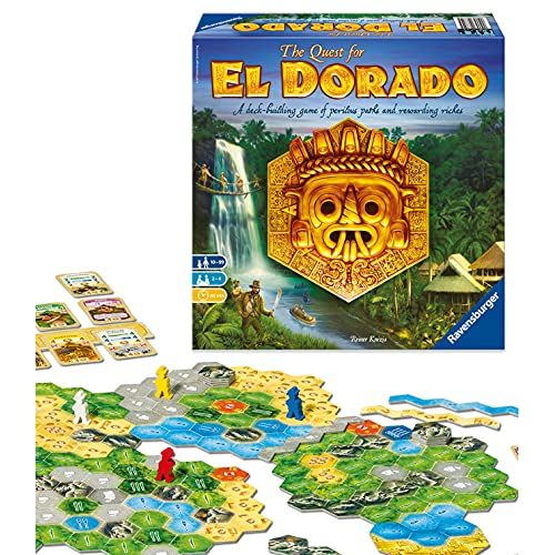  Ravensburger The Quest for El Dorado: Golden Temples Adventure Family Game For Ages 10 & Up