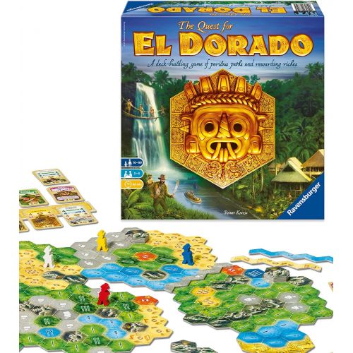  Ravensburger The Quest for El Dorado: Golden Temples Adventure Family Game For Ages 10 & Up