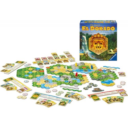  Ravensburger The Quest for El Dorado: Golden Temples Adventure Family Game For Ages 10 & Up