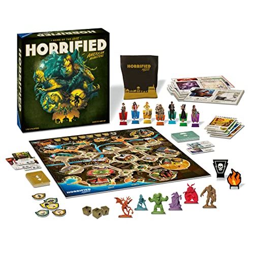  Ravensburger Horrified: American Monsters Strategy Board Game for Ages 10 & Up