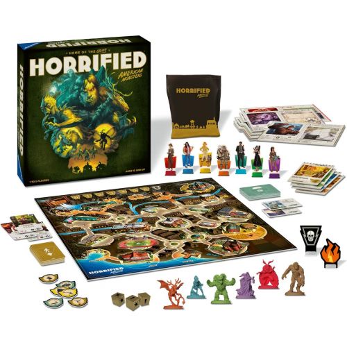  Ravensburger Horrified: American Monsters Strategy Board Game for Ages 10 & Up