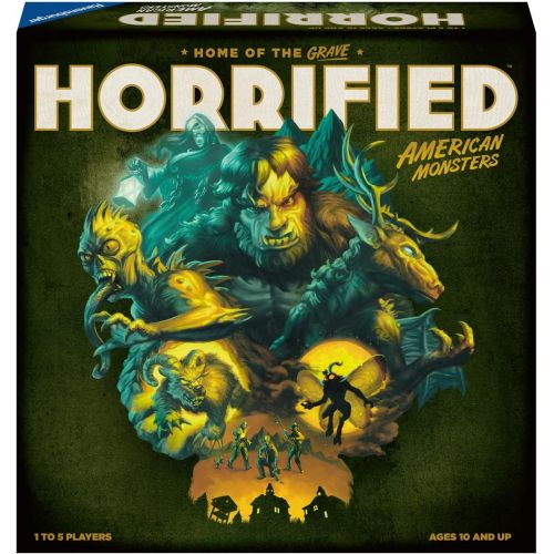  Ravensburger Horrified: American Monsters Strategy Board Game for Ages 10 & Up