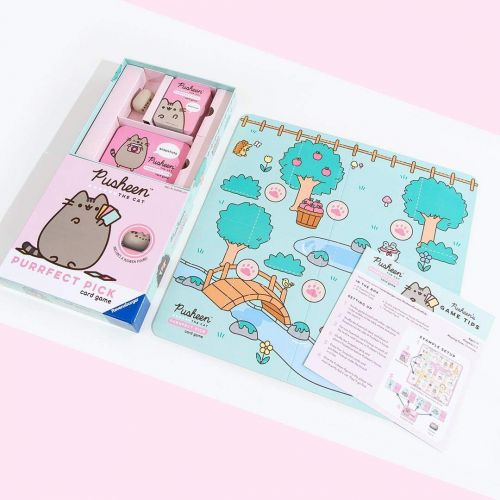  Ravensburger Pusheen Purrfect Pick: A Family Game for Cat Lovers and Pusheen Fans Ages 8 and Up , Pink