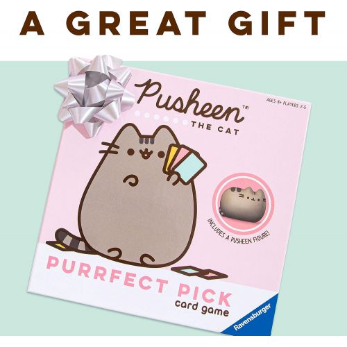  Ravensburger Pusheen Purrfect Pick: A Family Game for Cat Lovers and Pusheen Fans Ages 8 and Up , Pink