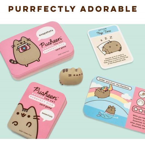  Ravensburger Pusheen Purrfect Pick: A Family Game for Cat Lovers and Pusheen Fans Ages 8 and Up , Pink