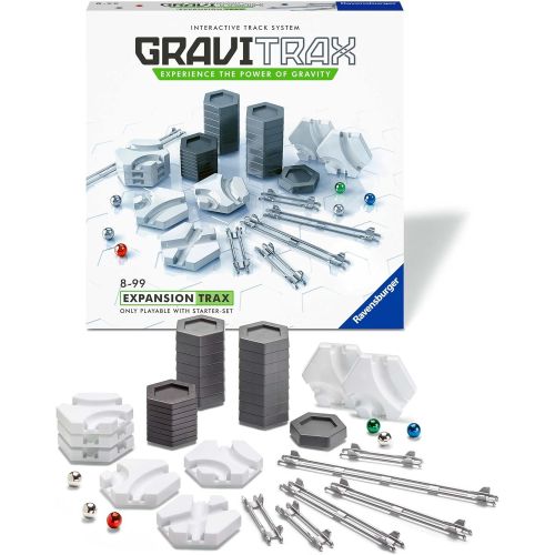  Ravensburger 27601 Gravitrax Trax Expansion Set Marble Run & STEM Toy for Boys & Girls Age 8 & Up - Expansion for 2019 Toy of The Year Finalist Gravitrax, Multi