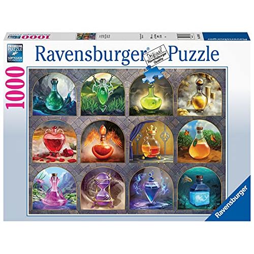  Ravensburger Magical Potions 1000 Piece Jigsaw Puzzle for Adults 16816 Every Piece is Unique, Softclick Technology Means Pieces Fit Together Perfectly