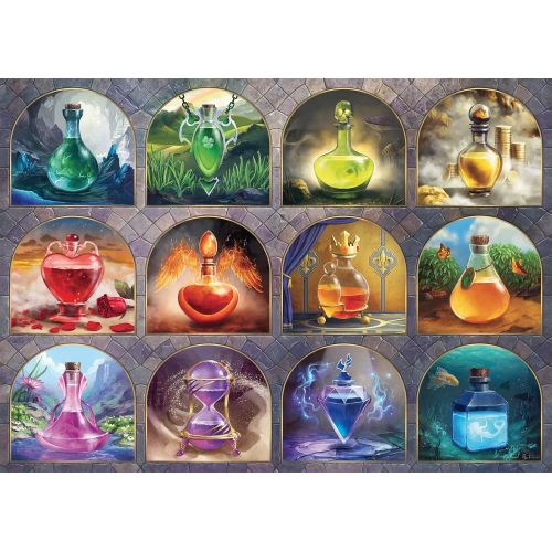  Ravensburger Magical Potions 1000 Piece Jigsaw Puzzle for Adults 16816 Every Piece is Unique, Softclick Technology Means Pieces Fit Together Perfectly