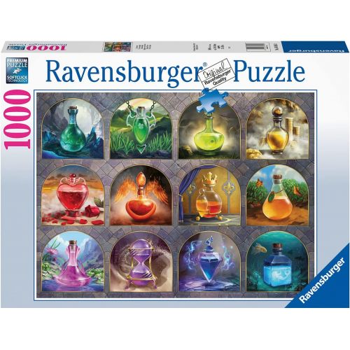  Ravensburger Magical Potions 1000 Piece Jigsaw Puzzle for Adults 16816 Every Piece is Unique, Softclick Technology Means Pieces Fit Together Perfectly