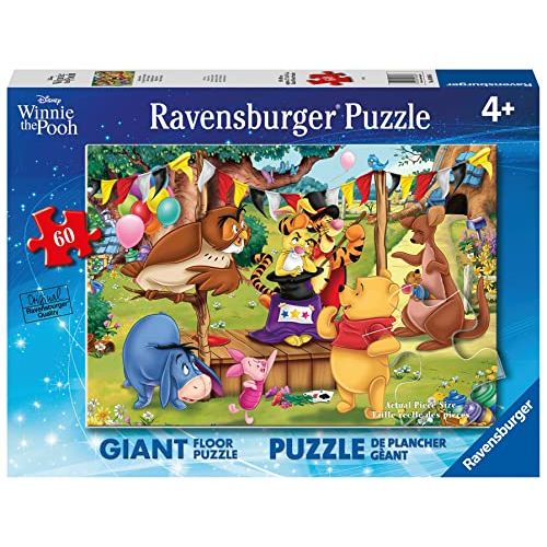  Ravensburger?Disney Winnie The Pooh: Magic?Show 60 Piece Jigsaw Puzzle for Kids 03086 Every Piece is Unique, Pieces Fit Together Perfectly