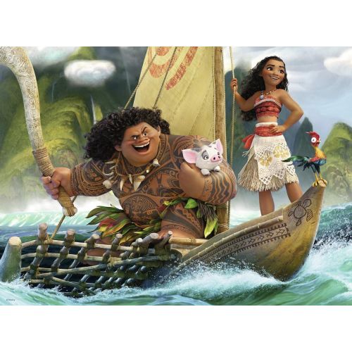  Ravensburger Unicorns in The Sunset Glow 150 Piece Jigsaw Puzzle for Kids & Disney Moana One Ocean One Heart 100 Piece Jigsaw Puzzle for Kids ? Every Piece is Unique, Pieces Fit To