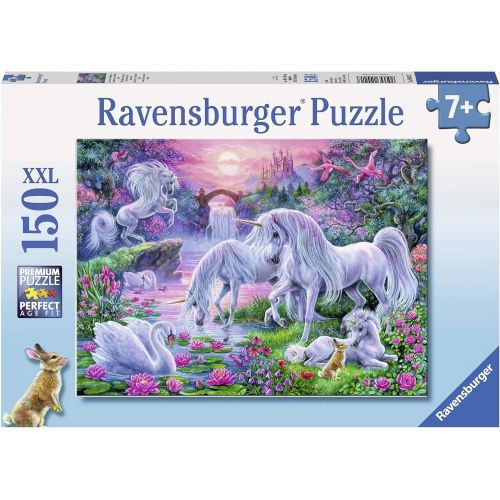  Ravensburger Unicorns in The Sunset Glow 150 Piece Jigsaw Puzzle for Kids & Disney Moana One Ocean One Heart 100 Piece Jigsaw Puzzle for Kids ? Every Piece is Unique, Pieces Fit To