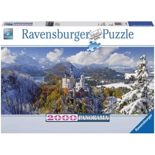  Ravensburger Neuschwanstein Castle 2000 Piece Panorama XXL Jigsaw Puzzle for Adults ? Softclick Technology Means Pieces Fit Together Perfectly