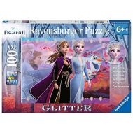 Ravensburger 12868 Disney Frozen 2 Strong Sisters 100 Piece Jigsaw Puzzle with Glitter for Kids Every Piece is Unique Pieces Fit Together Perfectly, Multi