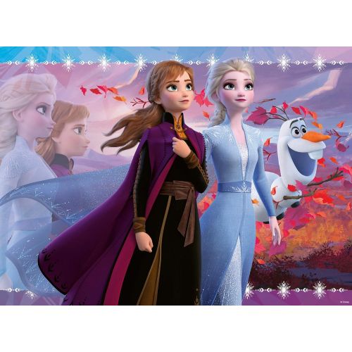 Ravensburger 12868 Disney Frozen 2 Strong Sisters 100 Piece Jigsaw Puzzle with Glitter for Kids Every Piece is Unique Pieces Fit Together Perfectly, Multi