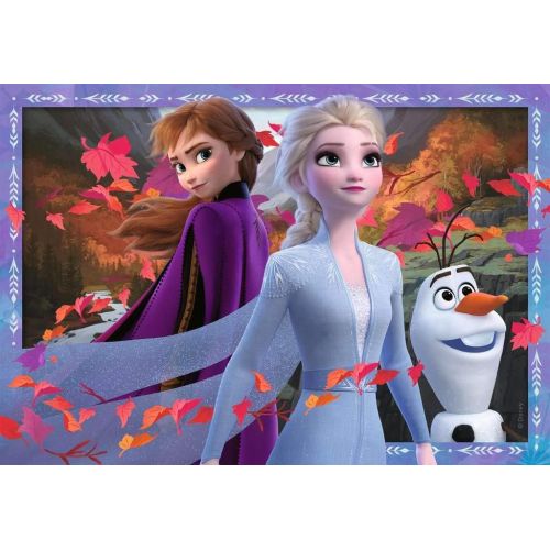  Ravensburger Disney Frozen 2 Frosty Adventures 2 X 24 Piece Jigsaw Puzzle for Kids Value Set of 2 Puzzles in a Box Every Piece is Unique, Pieces Fit Together Perfectly