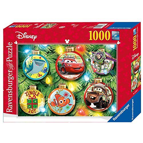  Ravensburger Disney Pixar Christmas 1000 Piece Jigsaw Puzzle for Adults ? Every Piece is unique, Softclick technology Means Pieces Fit Together Perfectly