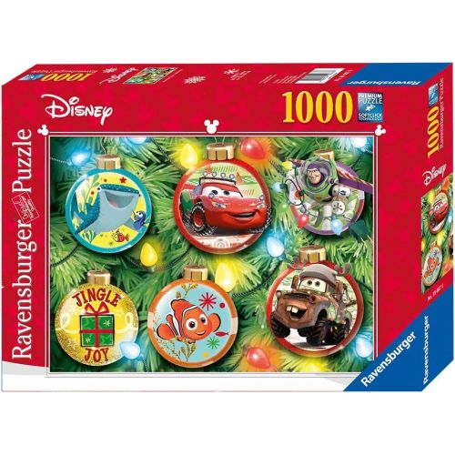  Ravensburger Disney Pixar Christmas 1000 Piece Jigsaw Puzzle for Adults ? Every Piece is unique, Softclick technology Means Pieces Fit Together Perfectly