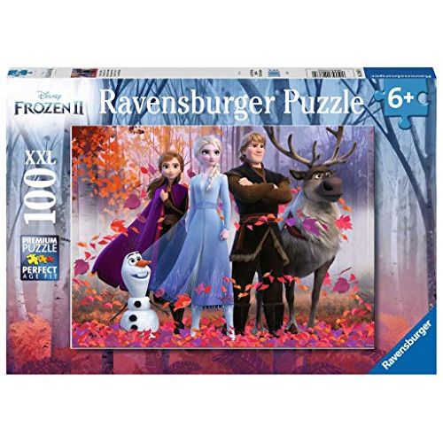  Ravensburger 12867 Disney Frozen 2 Magic of the Forest 100 Piece Jigsaw Puzzle for Kids Every Piece is Unique Pieces Fit Together Perfectly, Multi