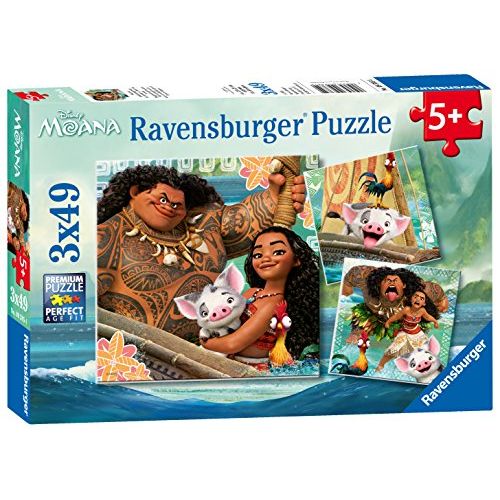  Ravensburger Disney Moana Born To Voyage 49 Piece Jigsaw Puzzle for Kids ? Every Piece is Unique, Pieces Fit Together Perfectly