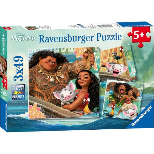  Ravensburger Disney Moana Born To Voyage 49 Piece Jigsaw Puzzle for Kids ? Every Piece is Unique, Pieces Fit Together Perfectly