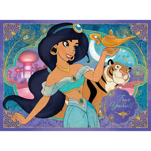  Ravensburger Disney Princess Adventureous Spirit 100 Piece XXL Jigsaw Puzzle for Kids Every Piece is Unique, Pieces Fit Together Perfectly, Multicoloured