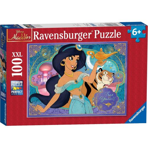  Ravensburger Disney Princess Adventureous Spirit 100 Piece XXL Jigsaw Puzzle for Kids Every Piece is Unique, Pieces Fit Together Perfectly, Multicoloured