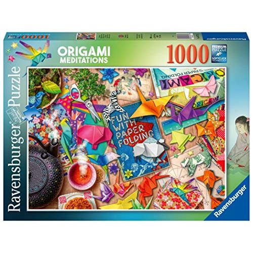  Ravensburger 16775 Aimee Stewart Origami Meditations 1000 Piece Jigsaw Puzzle for Adults & for Kids Age 12 and Up