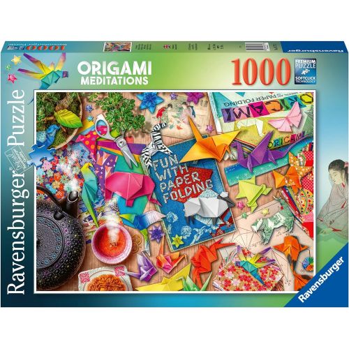  Ravensburger 16775 Aimee Stewart Origami Meditations 1000 Piece Jigsaw Puzzle for Adults & for Kids Age 12 and Up