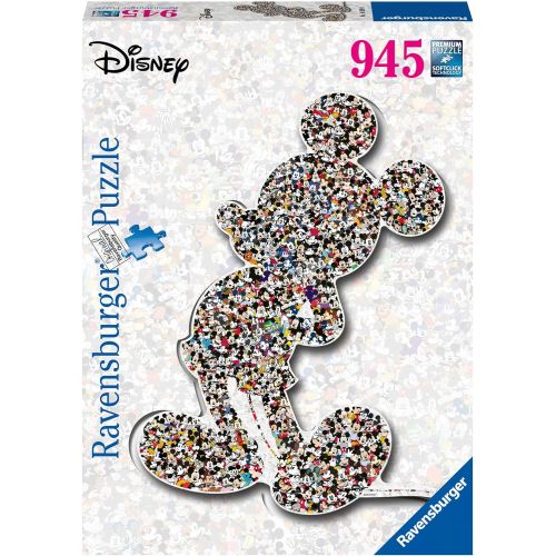  Ravensburger Disney Mickey Mouse Shaped 945 Piece Jigsaw Puzzle for Adults ? Every Piece is Unique, Softclick Technology Means Pieces Fit Together Perfectly