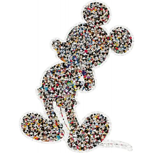  Ravensburger Disney Mickey Mouse Shaped 945 Piece Jigsaw Puzzle for Adults ? Every Piece is Unique, Softclick Technology Means Pieces Fit Together Perfectly