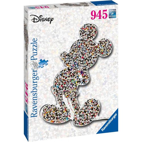  Ravensburger Disney Mickey Mouse Shaped 945 Piece Jigsaw Puzzle for Adults ? Every Piece is Unique, Softclick Technology Means Pieces Fit Together Perfectly