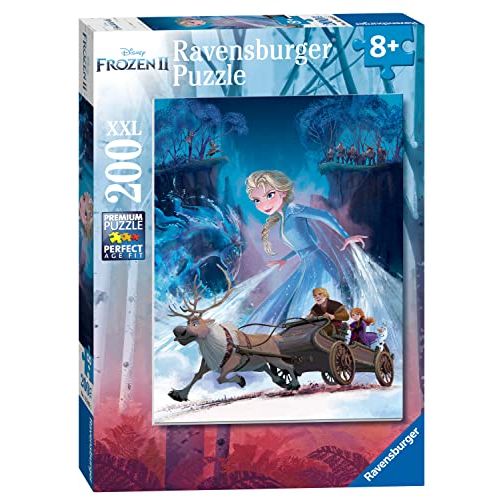  Ravensburger 12865 Disney Frozen 2 The Mysterious Forest 200 Piece Jigsaw Puzzle for Kids Every Piece is Unique Pieces Fit Together Perfectly,Multi