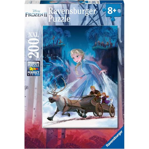  Ravensburger 12865 Disney Frozen 2 The Mysterious Forest 200 Piece Jigsaw Puzzle for Kids Every Piece is Unique Pieces Fit Together Perfectly,Multi