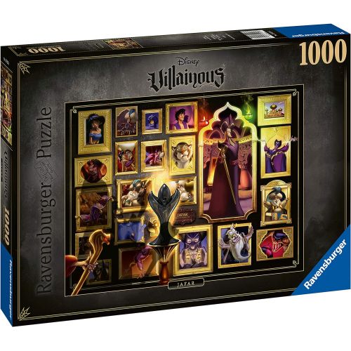  Ravensburger Disney Villainous Jafar 1000 Piece Jigsaw Puzzle for Adults ? Every Piece is Unique, Softclick Technology & Disney Villainous Captain Hook 1000 Piece Jigsaw Puzzle for