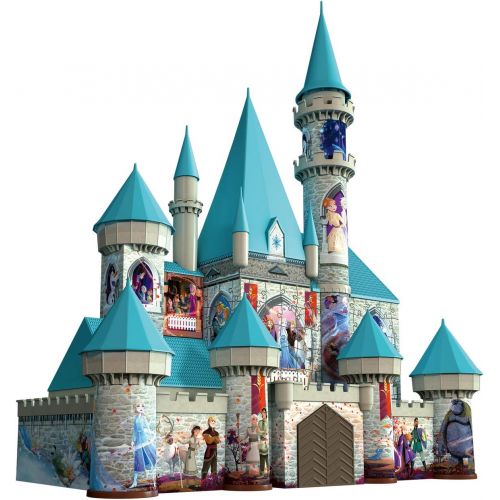  Ravensburger 11156 Disney Frozen 2 Castle 216 Piece 3D Jigsaw Puzzle for Kids and Adults Easy Click Technology Means Pieces Fit Together Perfectly, No Glue Required,Multi