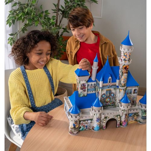  Ravensburger 11156 Disney Frozen 2 Castle 216 Piece 3D Jigsaw Puzzle for Kids and Adults Easy Click Technology Means Pieces Fit Together Perfectly, No Glue Required,Multi